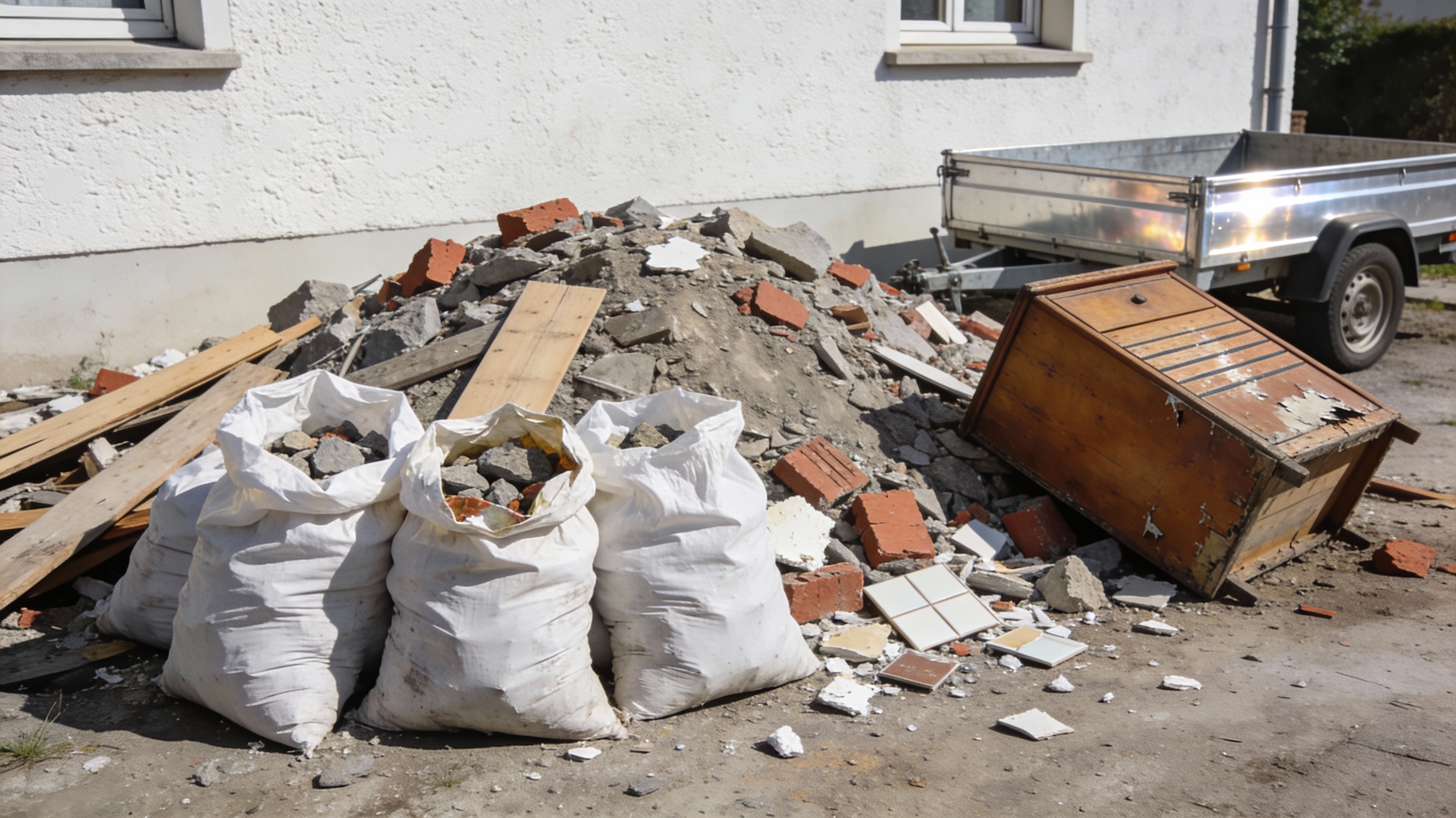 Débarras de gravats et encombrants